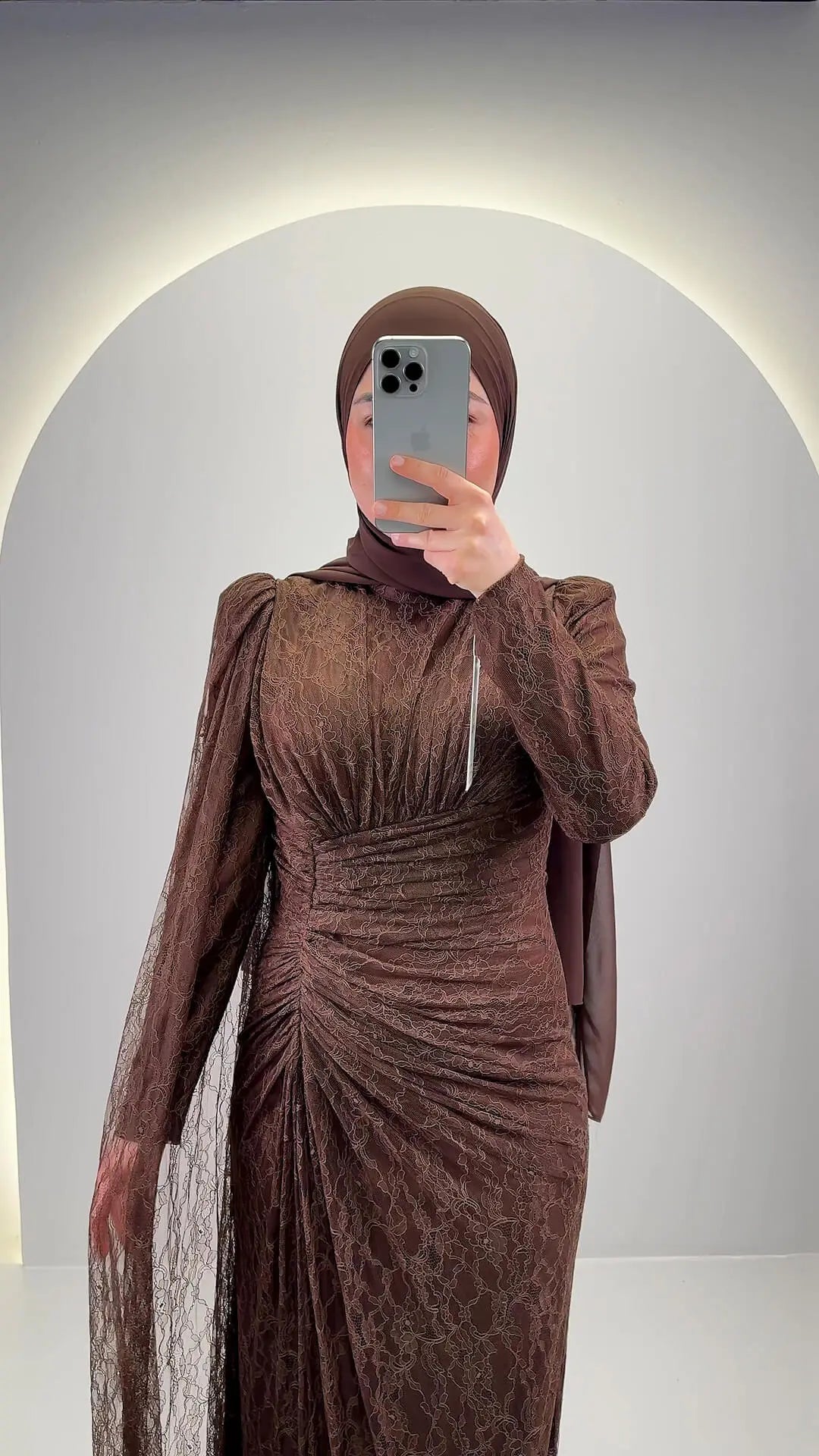 Asell Abendkleid Braun
