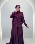 Adela Abendkleid Braun