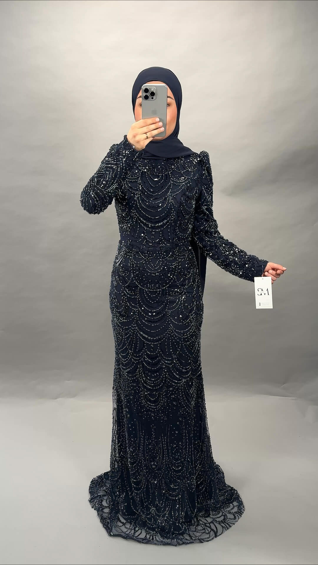 Alea Abendkleid Dunkelblau