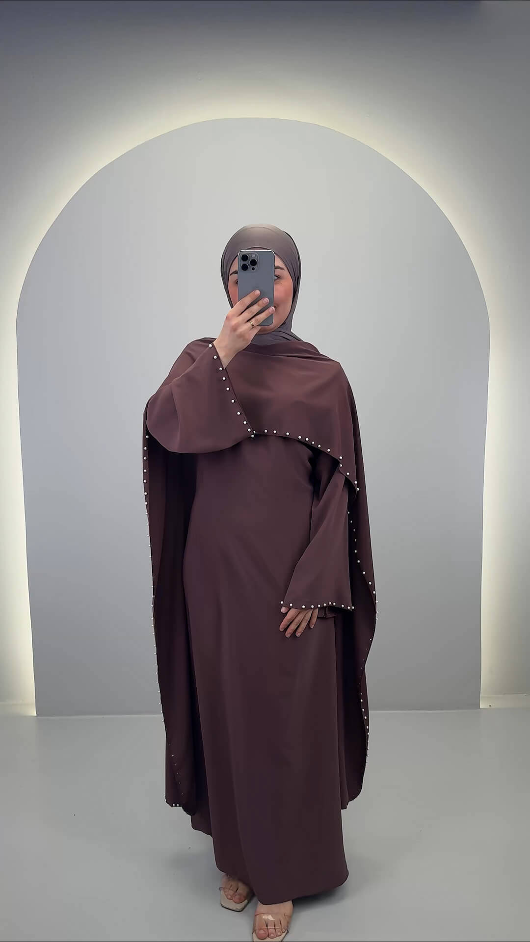 Zerafin Abendkleid Braun