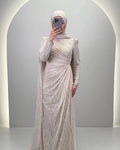 Mireya Abendkleid Beige