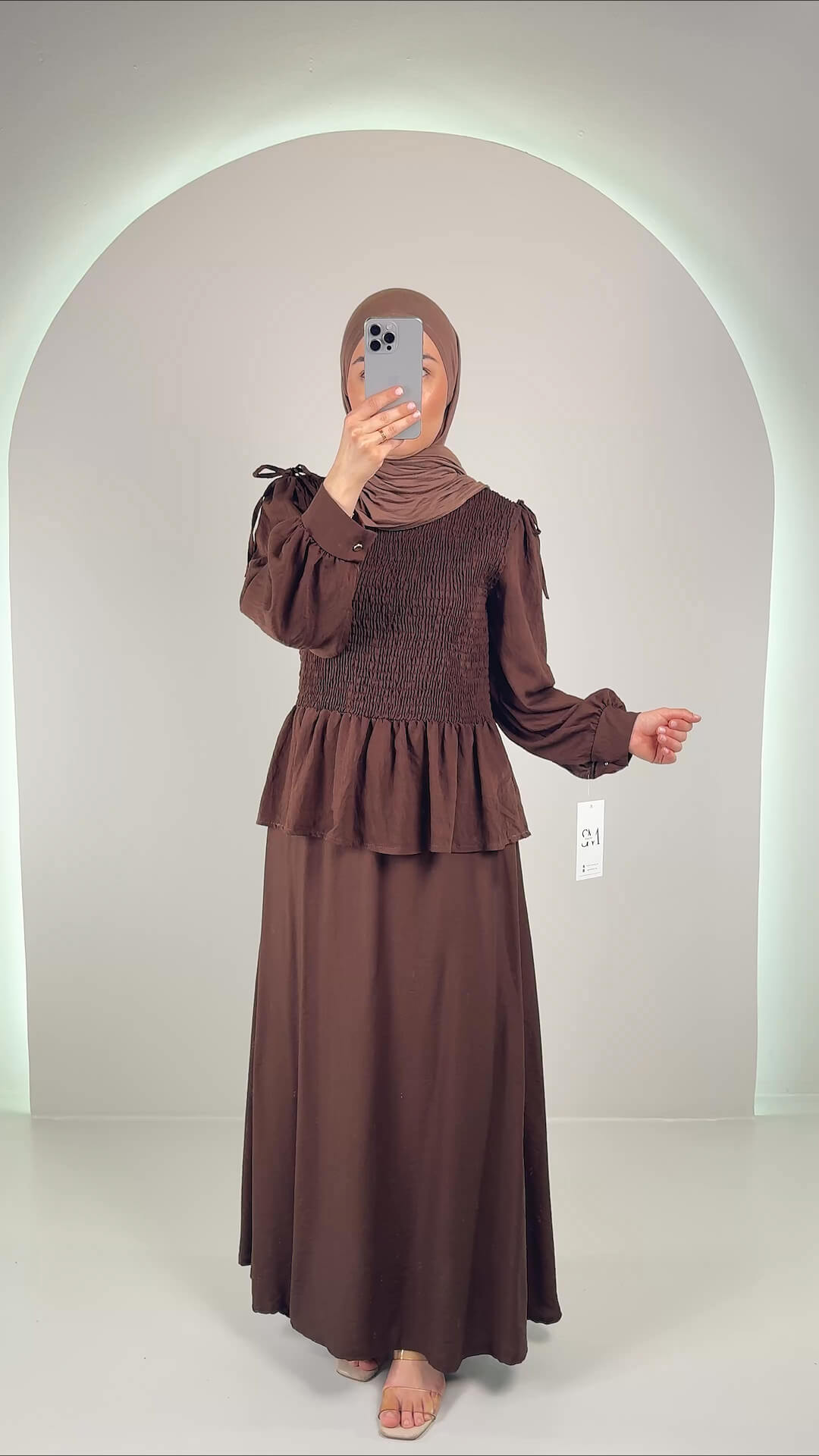 Dima Zweiteiler Braun