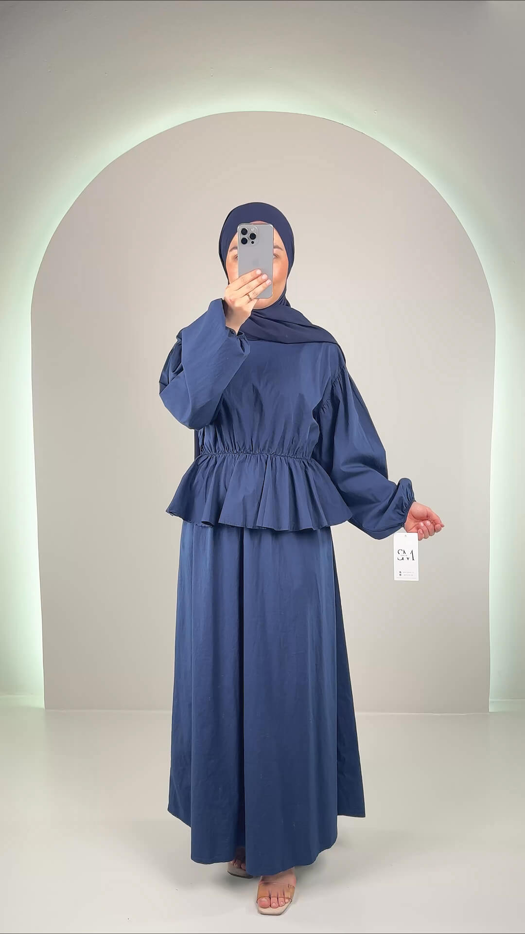 Mirza Zweiteiler Dunkelblau