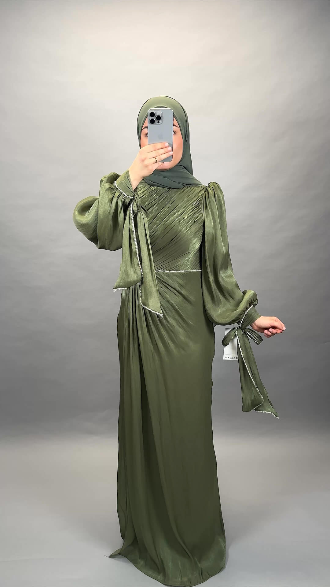 Finay evening dress green