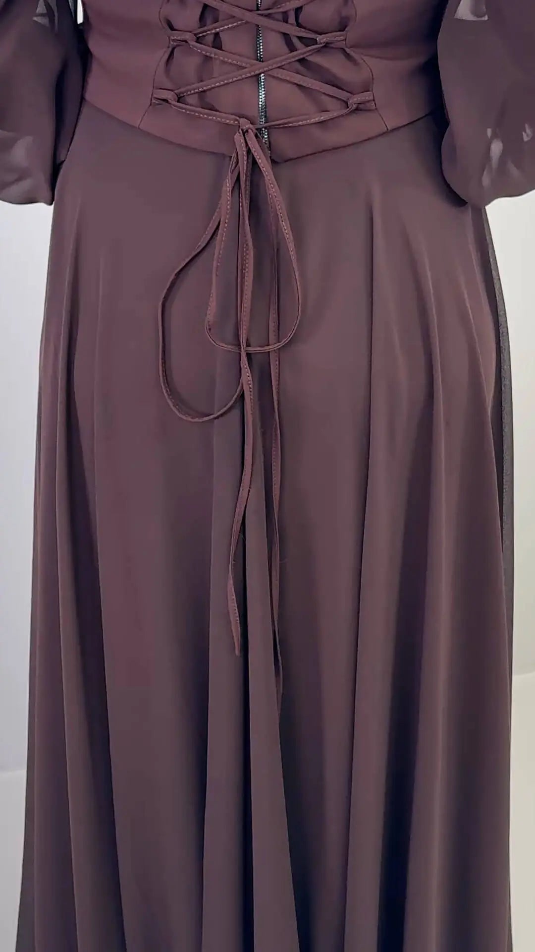 Tisla Abendkleid Braun