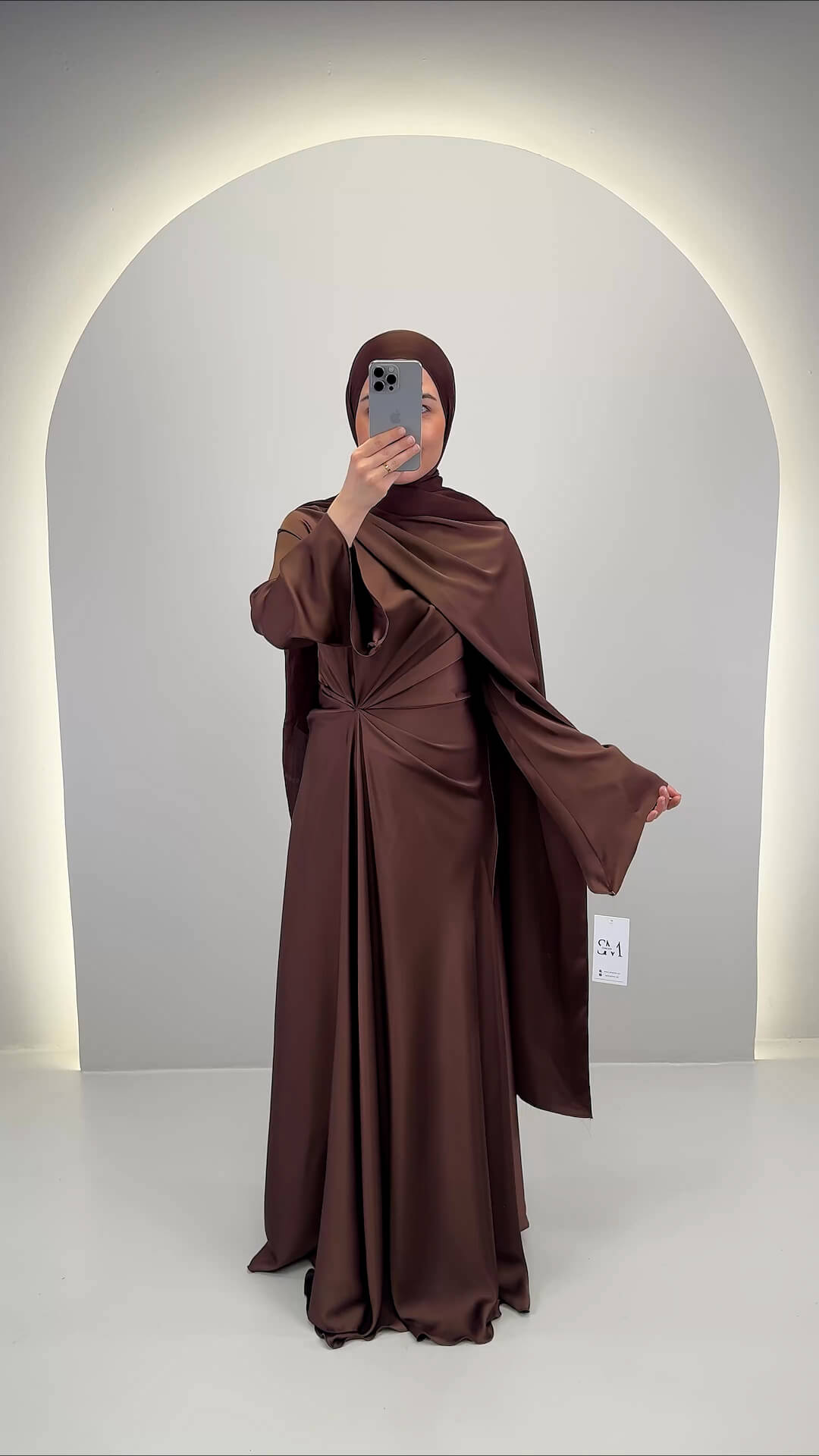 Ilka Abendkleid Braun