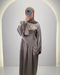 Meslia Abendkleid Taupe