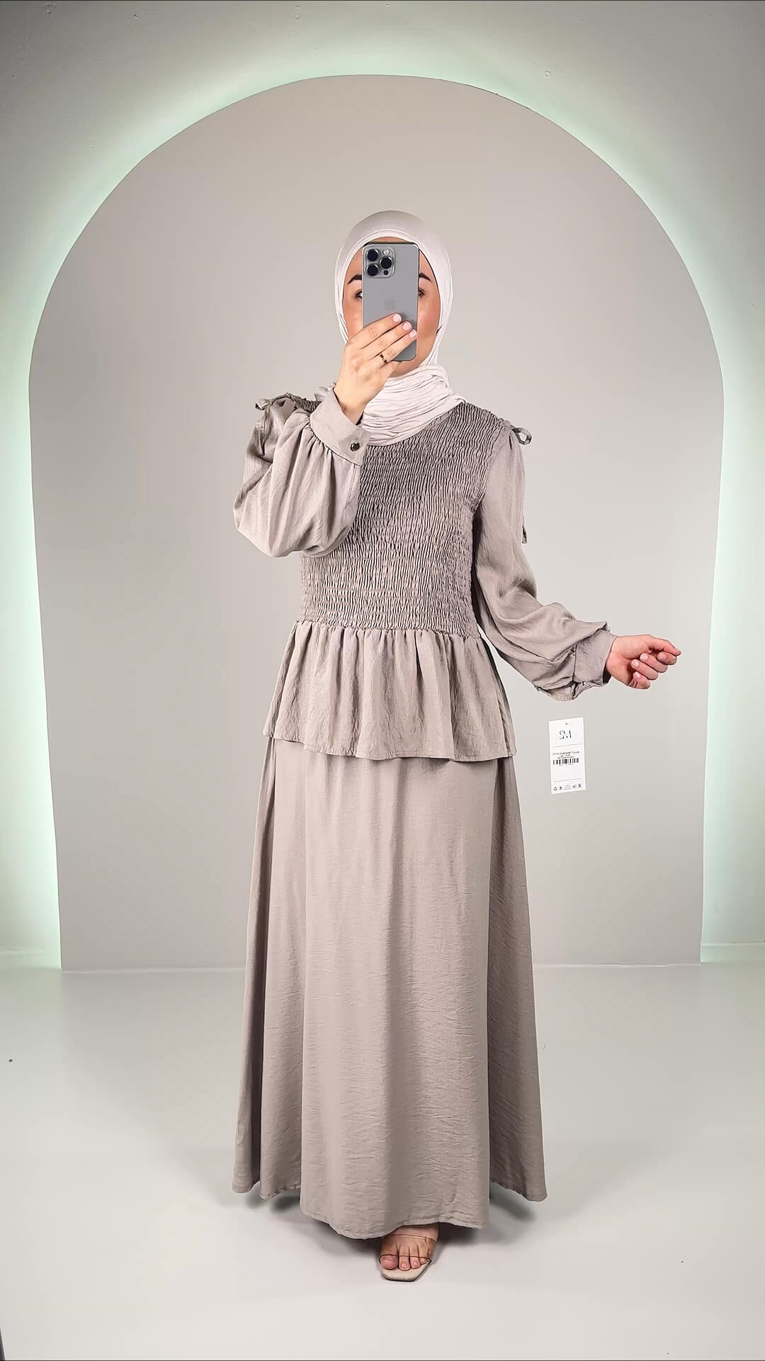 Dima Zweiteiler Taupe