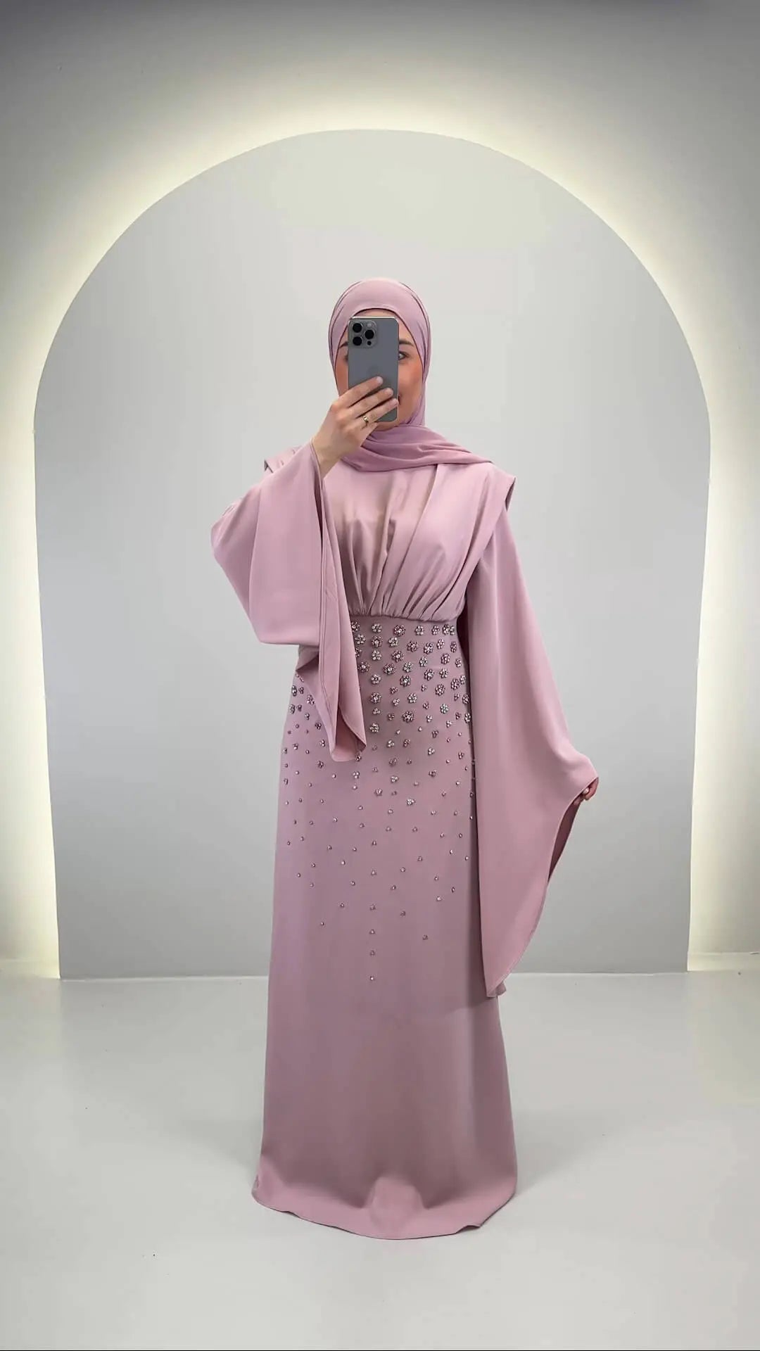Zehra Abendkleid Rosa