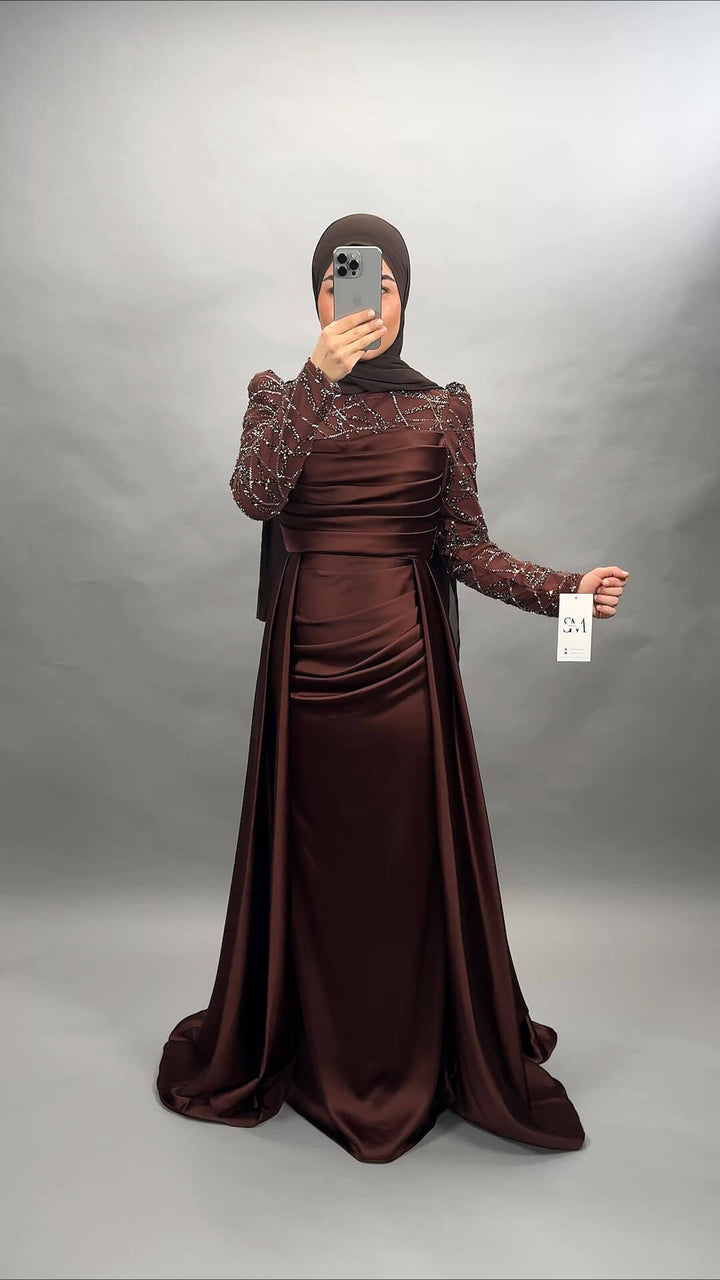 Arzu Abendkleid Braun