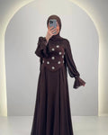 Tisla Abendkleid Braun