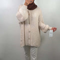 Efla Strickjacke Beige
