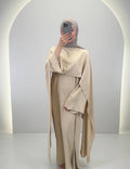 Zerafin Abendkleid Beige