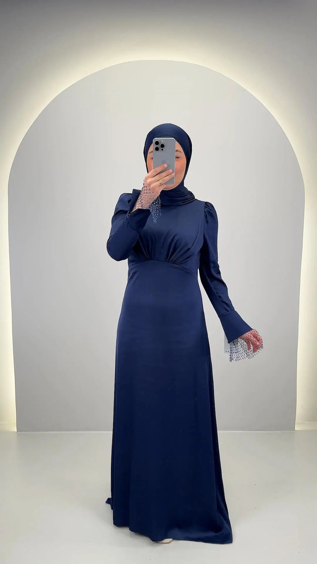Melday Abendkleid Dunkelblau