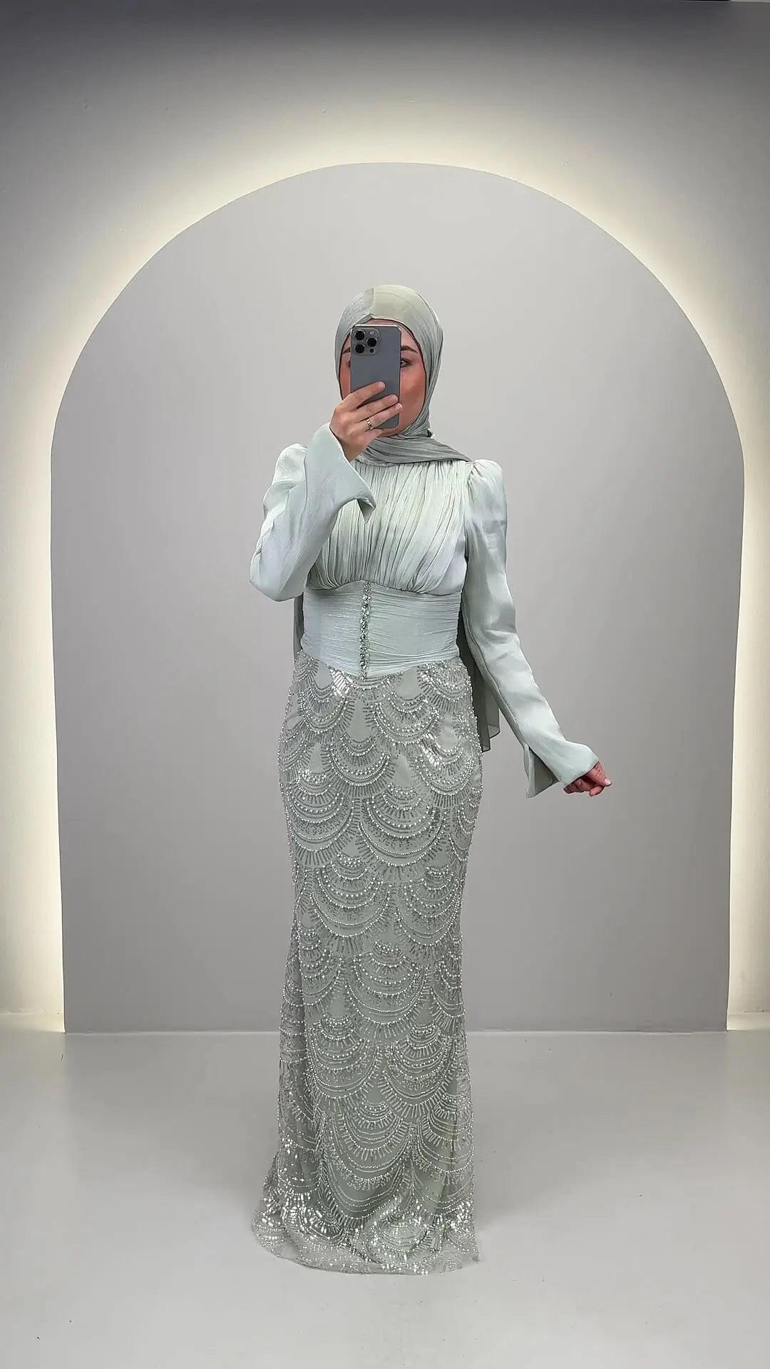 Beys Abendkleid Mint