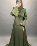 Melek Abendkleid Grün