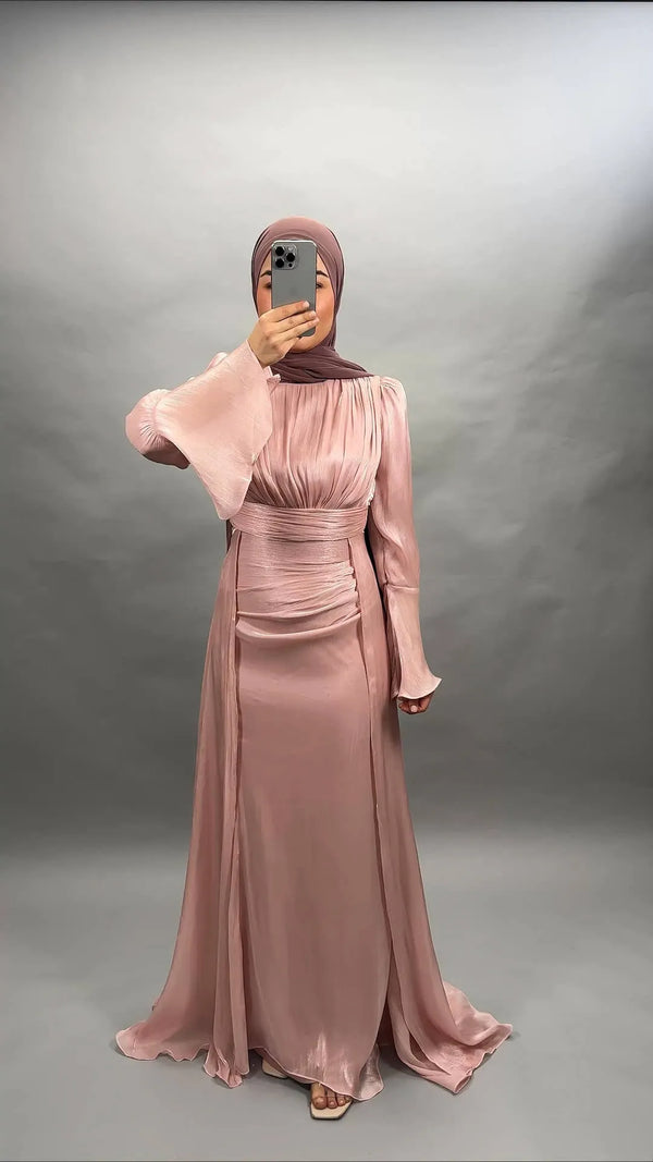 Melek Abendkleid Rosa - Semode