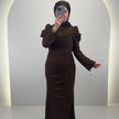 Misa Abendkleid Braun