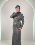 Nola Abendkleid Grau