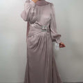 Nur Abendkleid Beige