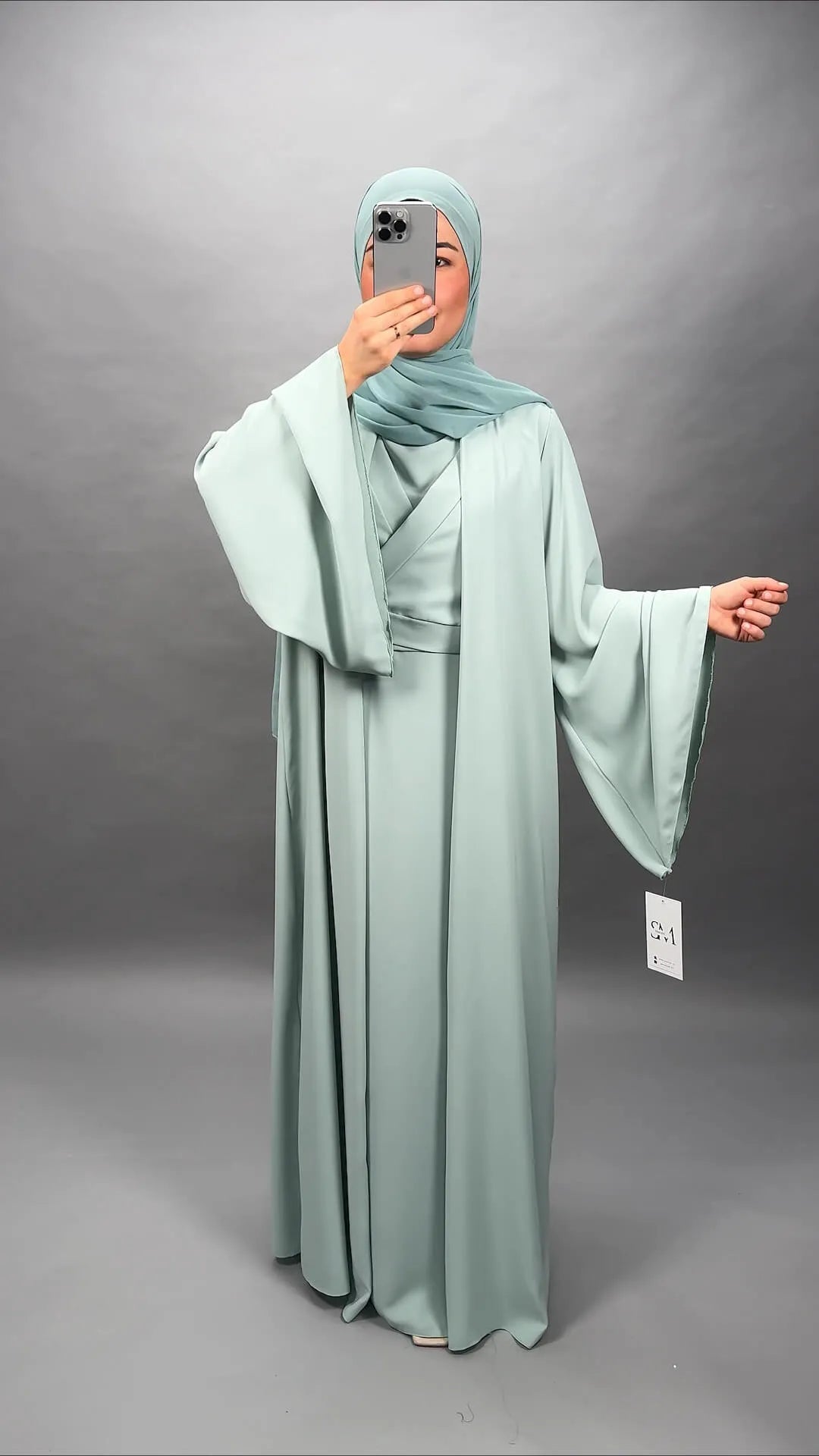 Pinar Abaya Set Mint