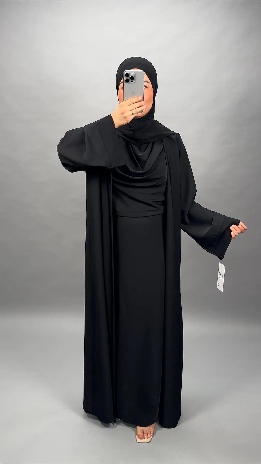 Sema Abaya Set Schwarz