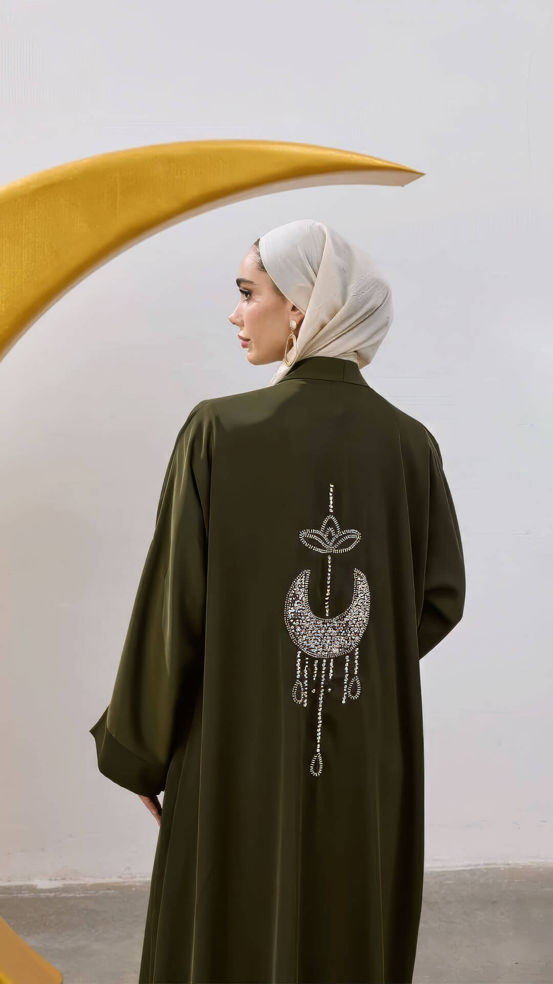 Su Exklusive Abaya Set Khaki