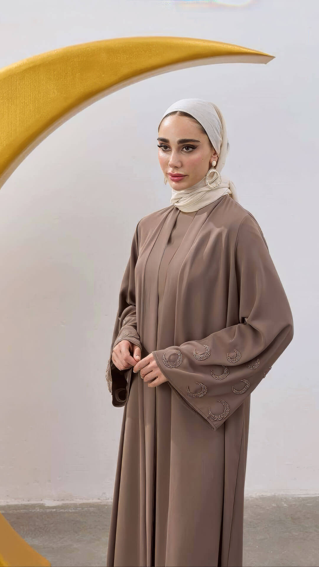 Ay Exklusive Abaya Set Taupe