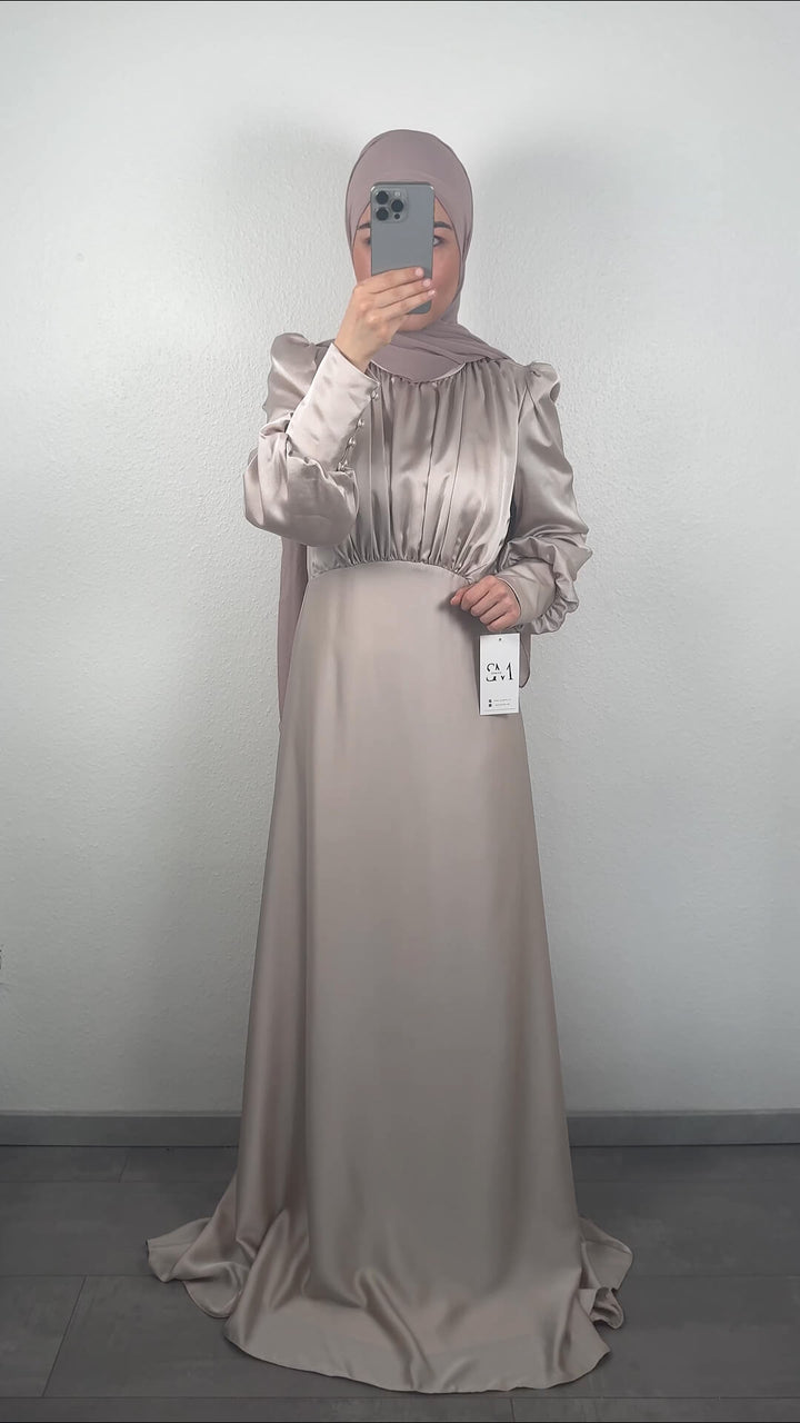 Amellie evening dress beige