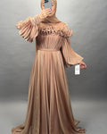 Bahar Abendkleid Bronze