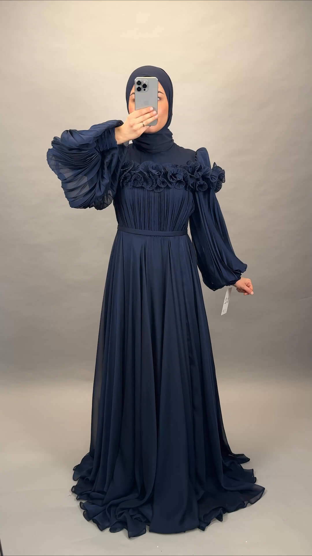 Bahar Abendkleid Dunkelblau