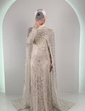 Milea Abendkleid Beige