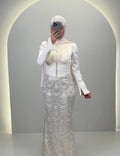 Beys Abendkleid Cremeweiß