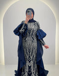 Tias Abendkleid Dunkleblau