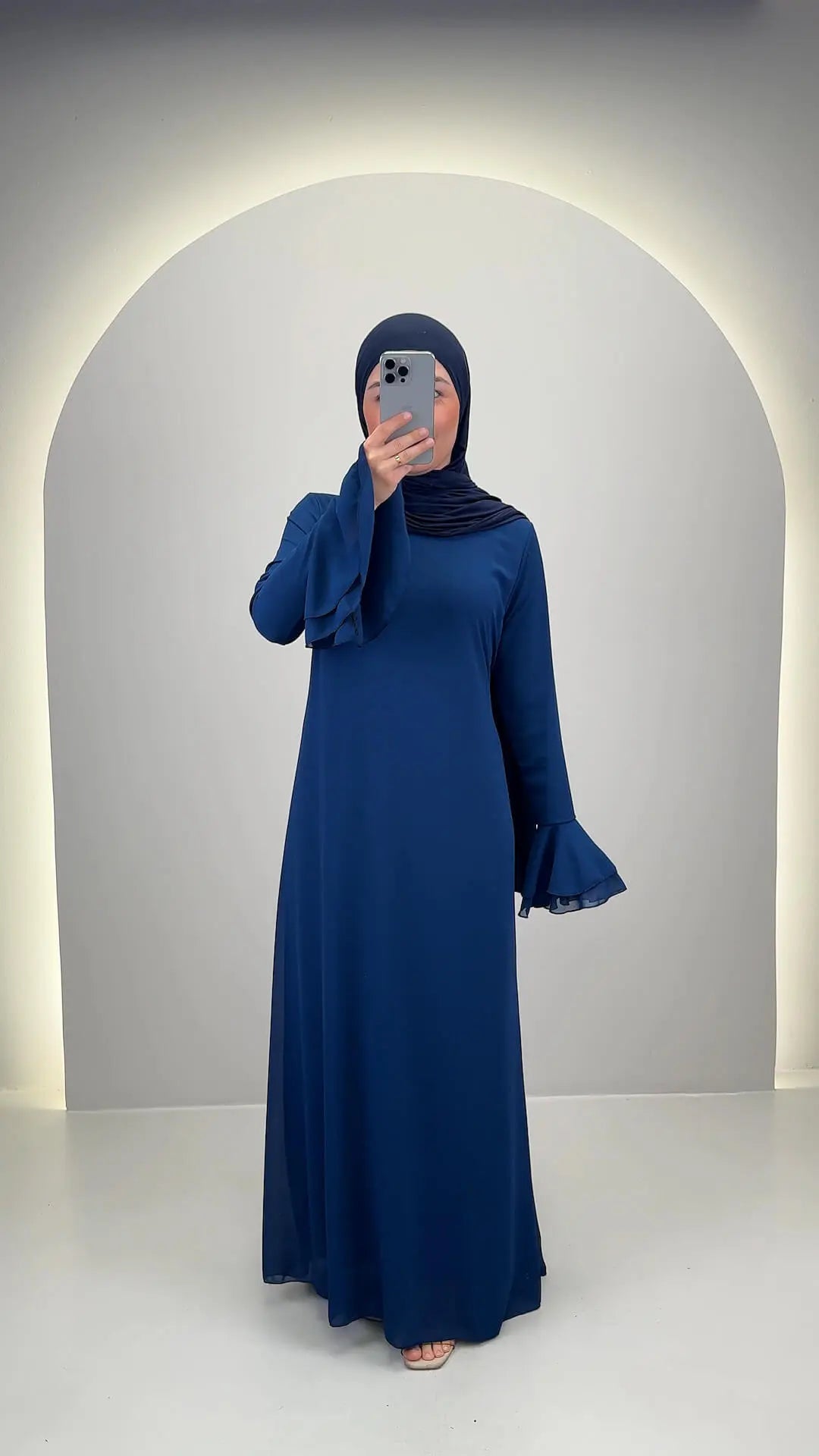 Fima Abendkleid Dunkelblau
