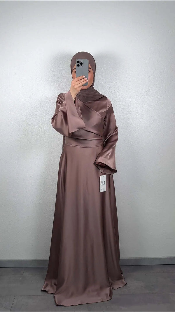 Boni Abendkleid Taupe - Semode