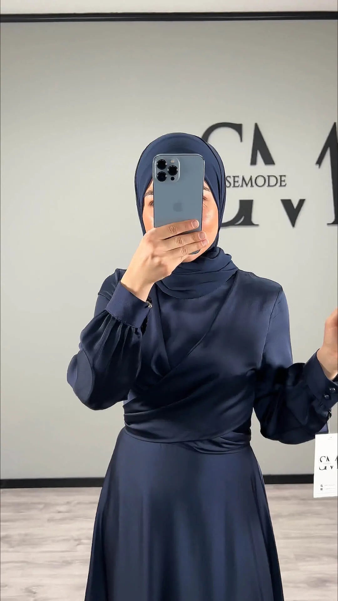Bonti Abendkleid Dunkelblau Semode