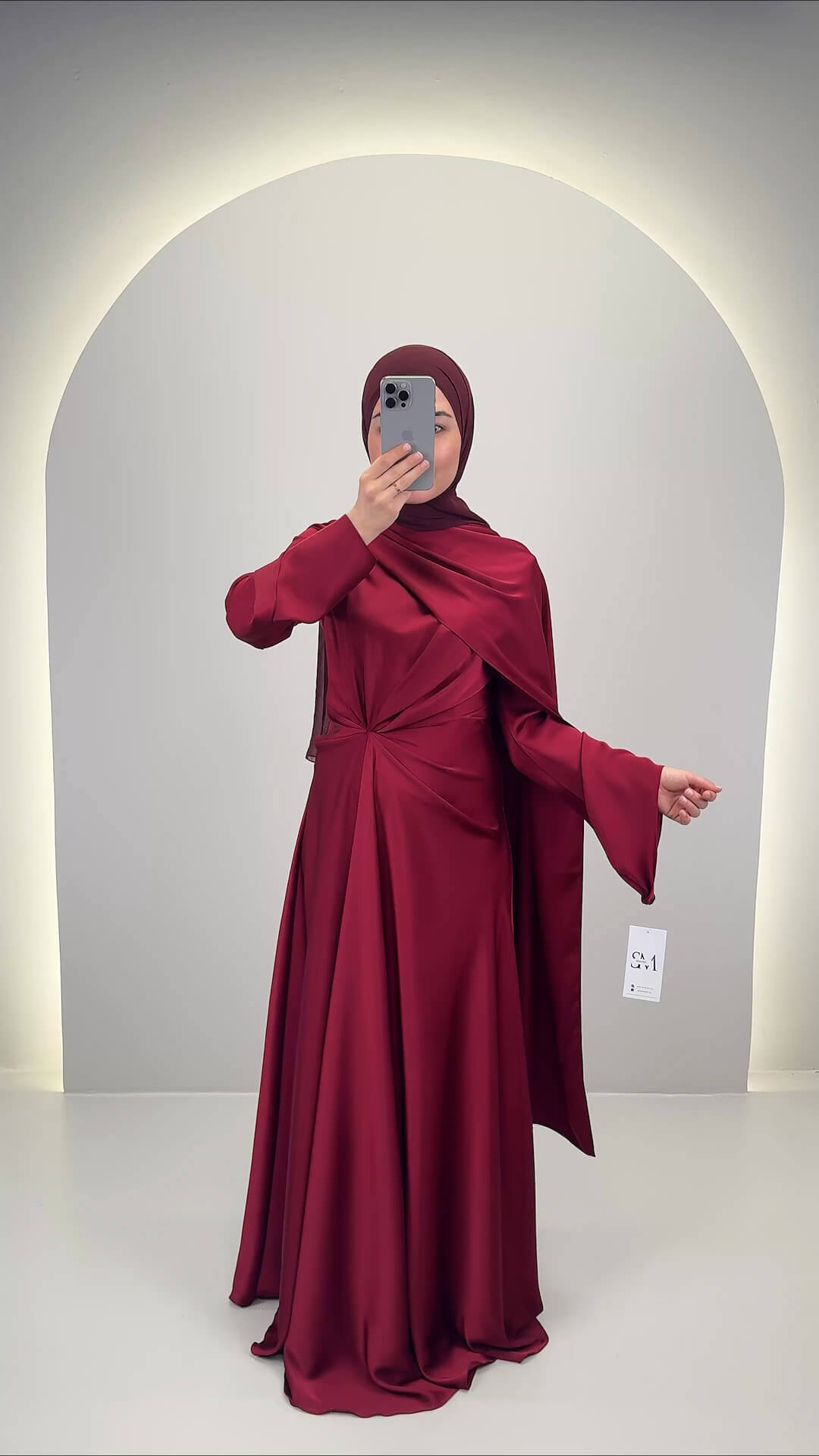 Ilka Abendkleid Bordo