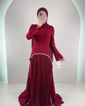 Nuray Abendkleid Bordo