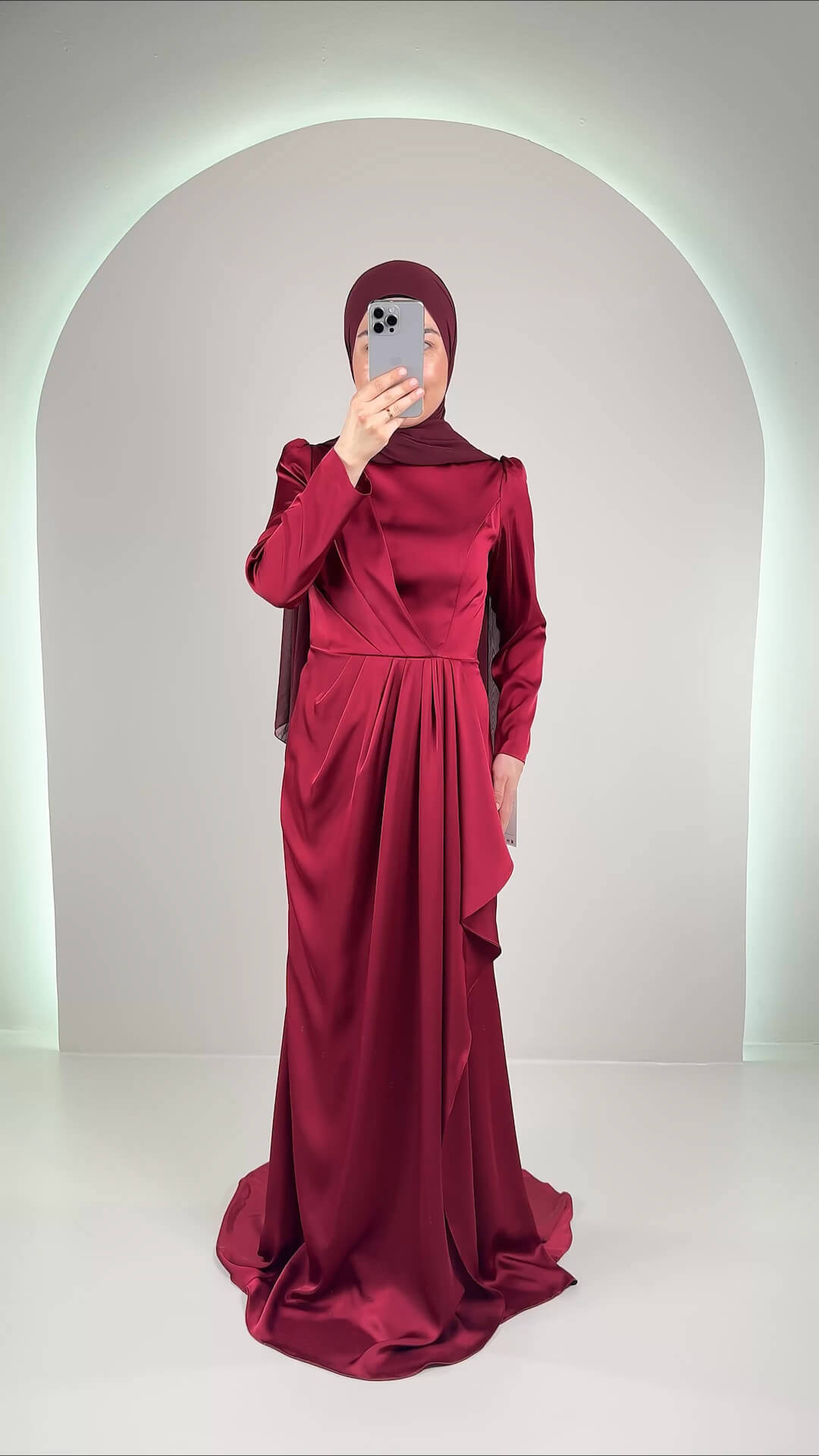 Valeri Abendkleid Bordo