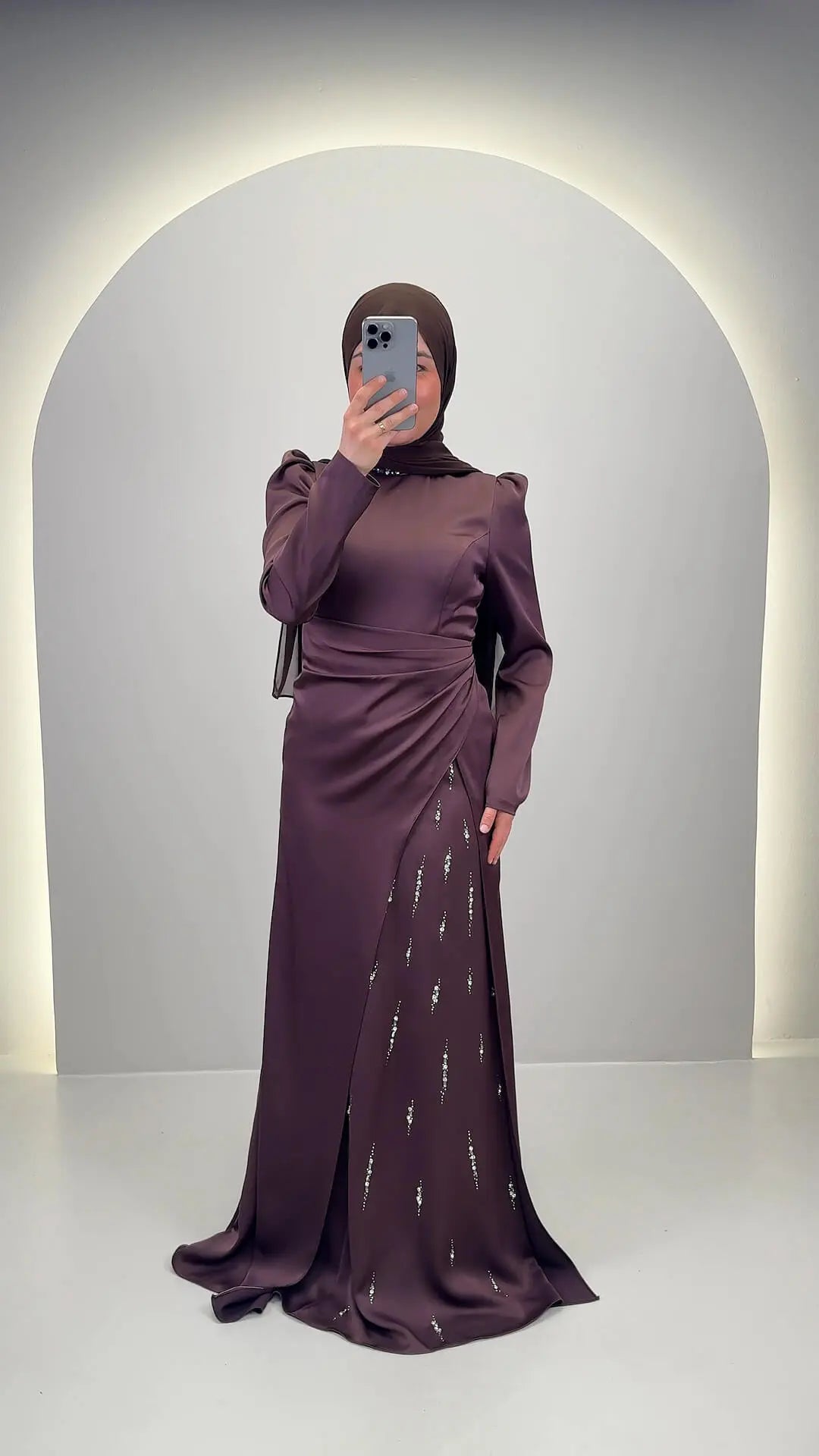 Nalea Abiye Kahverengi