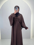 Melek Abaya Kahverengi