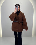 Sina Coat Brown