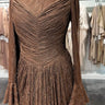 Selin Abendkleid Braun