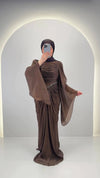 Perria evening dress brown