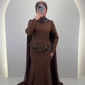 Simay Evening dress Brown