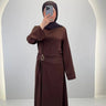 Arami Abendkleid Braun 01