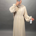 Classic Abaya Zweiteiler Beige