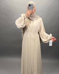 Classic Abaya Zweiteiler Beige