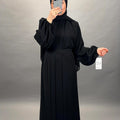 Classic Abaya Zweiteiler Schwarz